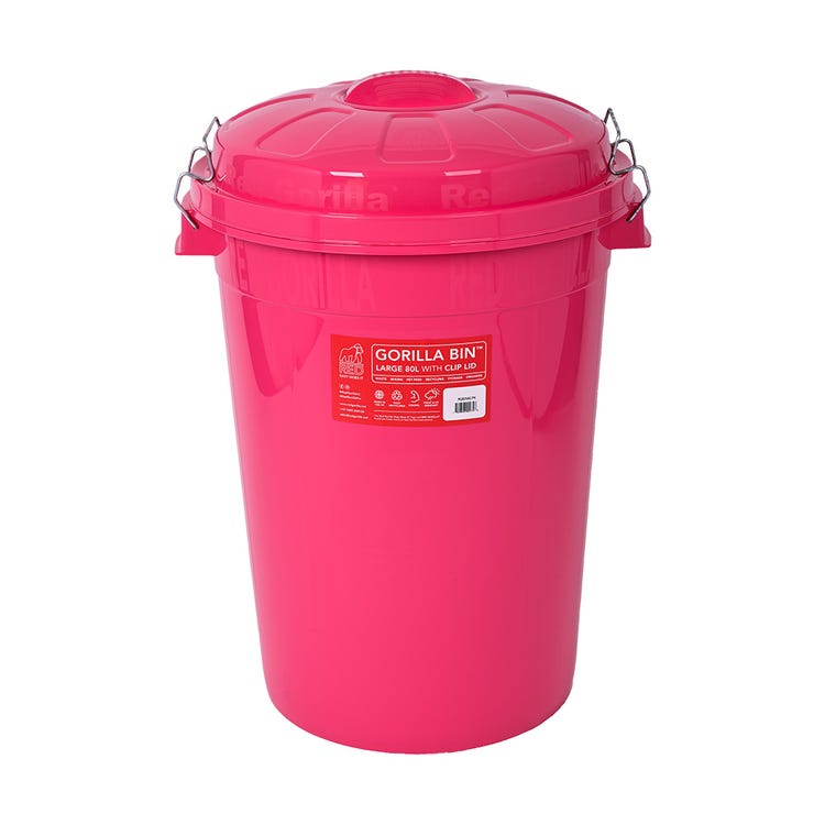 Red Gorilla Bin With Clip Lid image 23